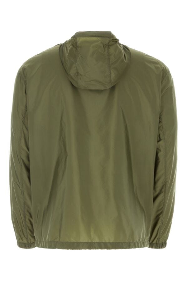 Prada Man Olive Green Re-Nylon Windbreaker