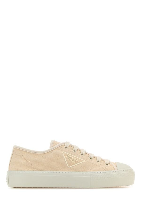 Prada Man Sand Fabric Sneakers