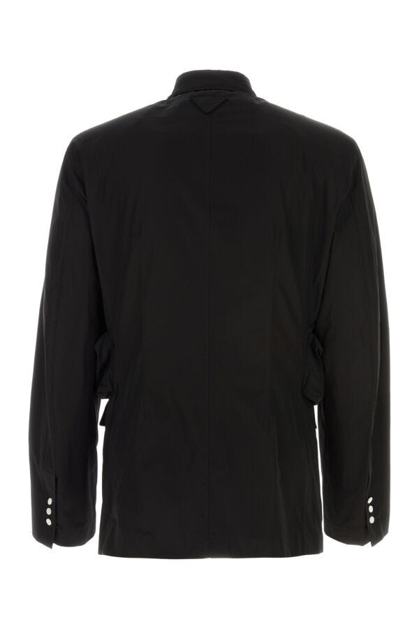 Prada Man Black Poplin Shirt