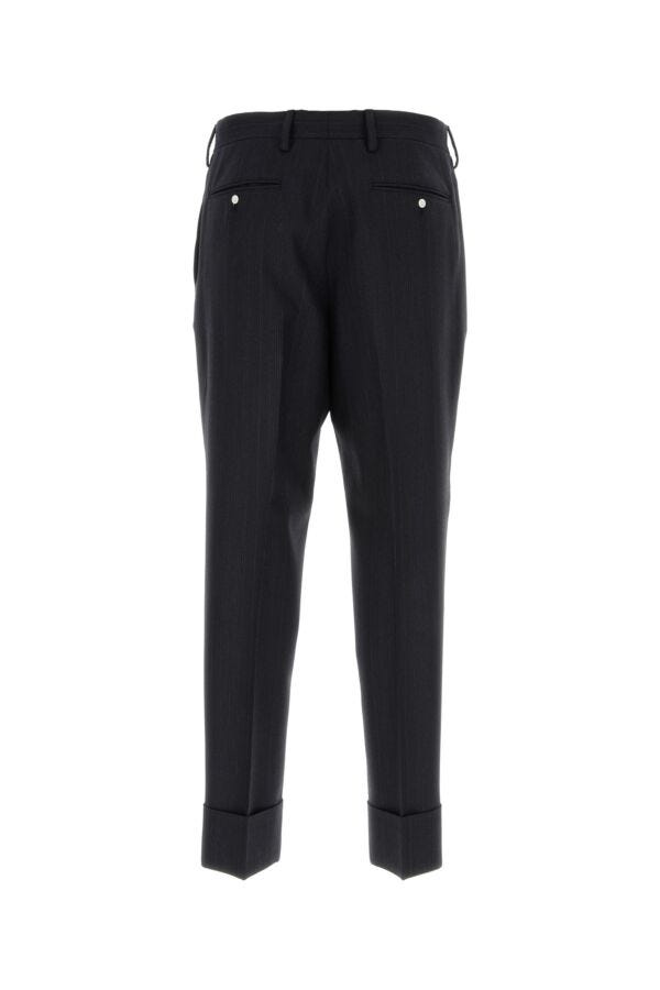 Prada Man Embroidered Wool Pant