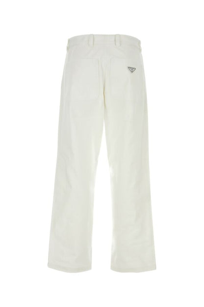 Prada Man White Denim Jeans