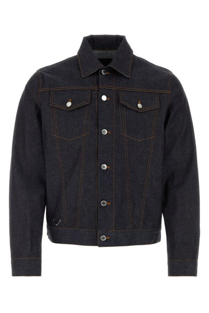 Prada Man Dark Blue Denim Jacket