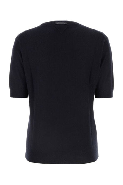 Prada Woman Midnight Blue Cashmere Sweater