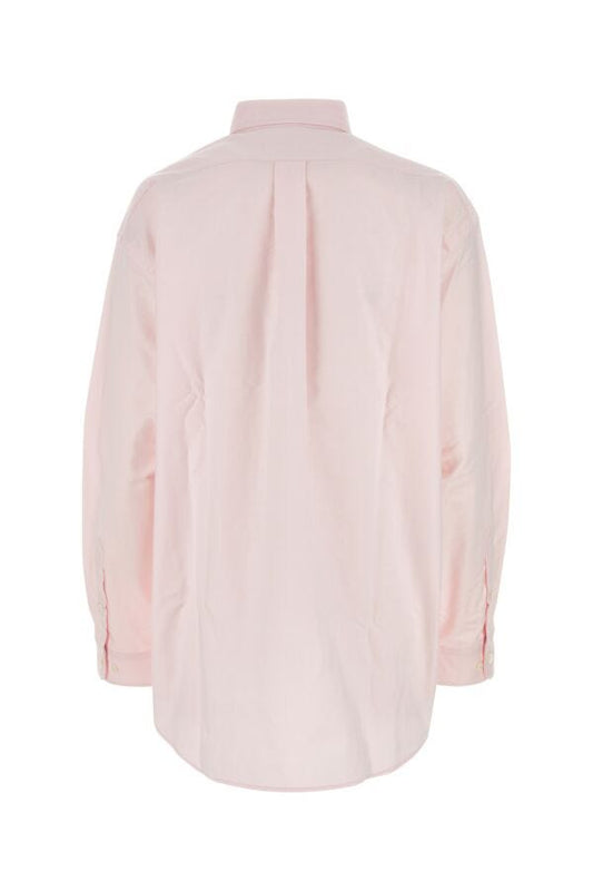 Prada Woman Light Pink Oxford Oversize Shirt