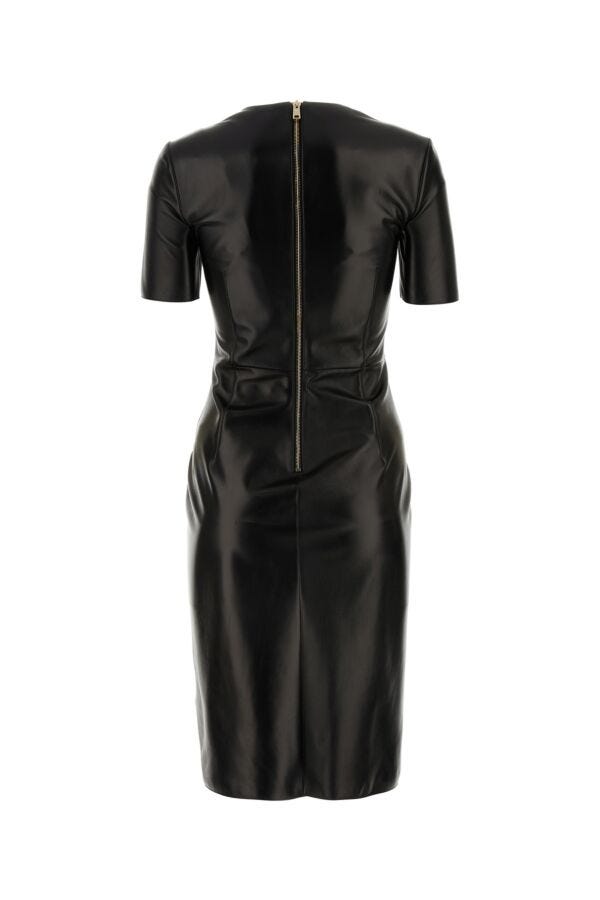 Prada Woman Black Nappa Leather Dress