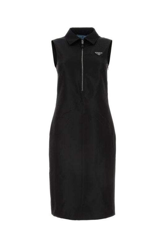 Prada Woman Black Faille Dress