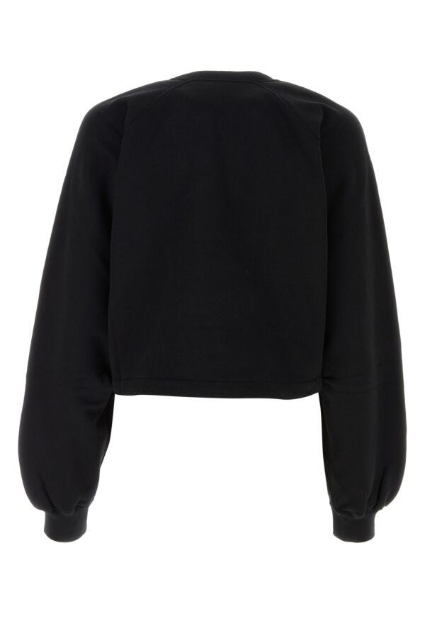 Gucci Woman Black Cotton Sweatshirt