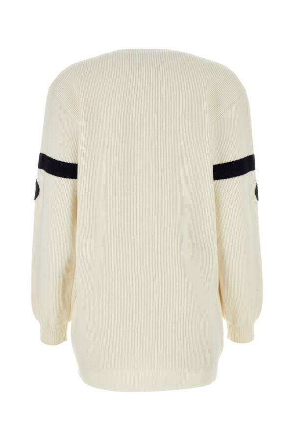 Gucci Woman Ivory Wool Blend Cardigan