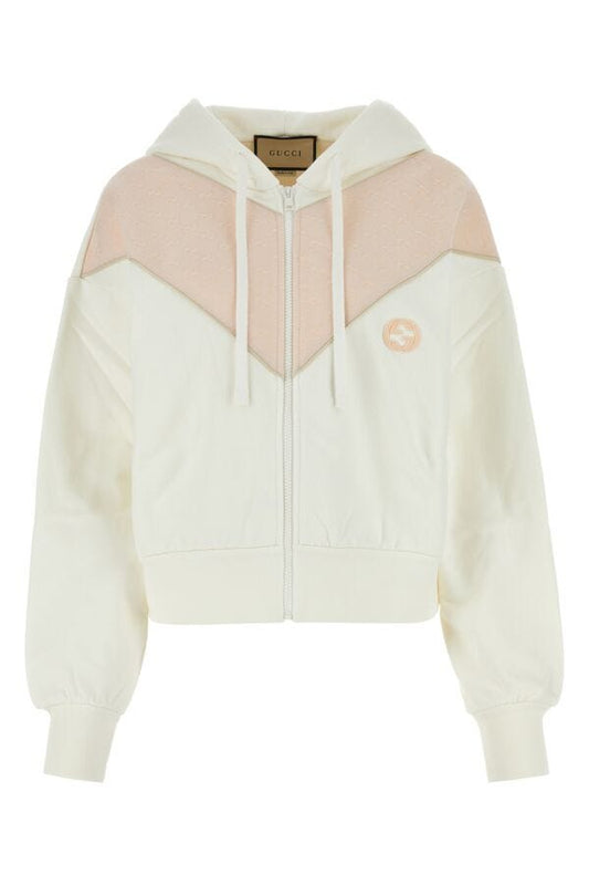 Gucci Woman White Jersey Sweatshirt