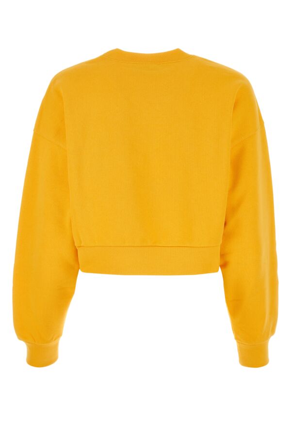 Gucci Woman Yellow Cotton Sweatshirt