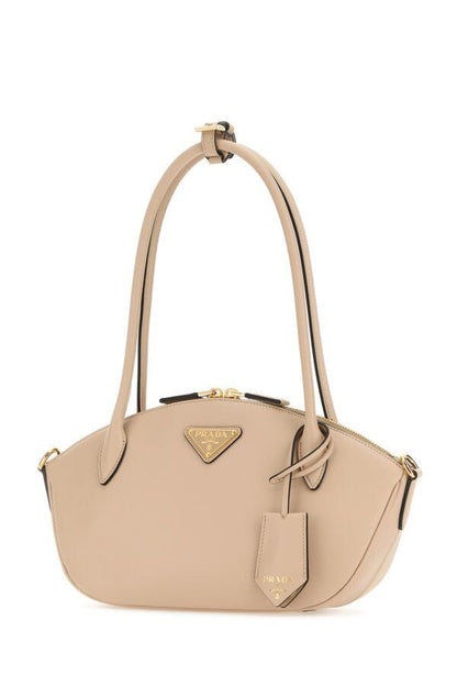 Prada Woman Light Pink Leather Small Handbag