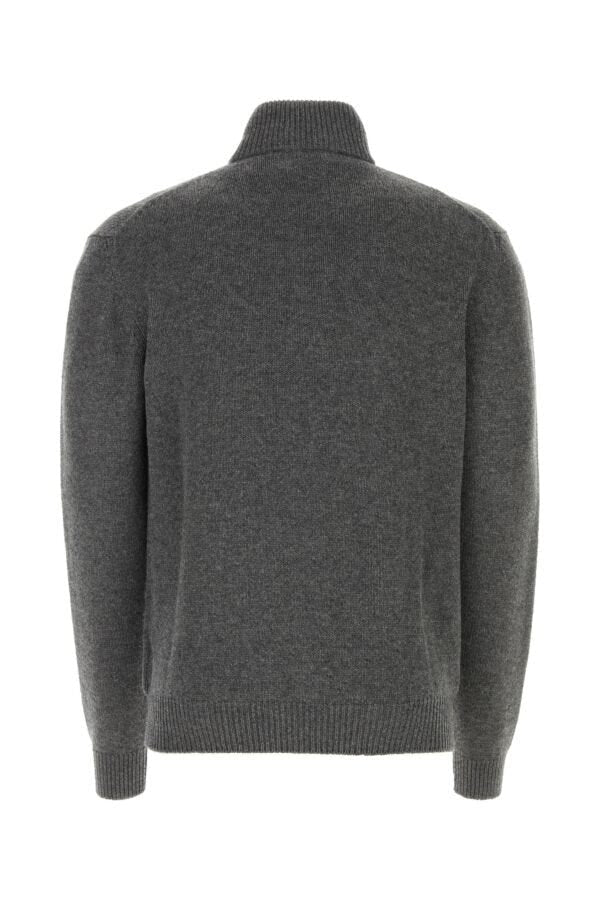 Prada Man Dark Grey Cashmere Cardigan