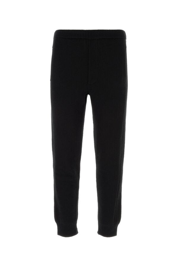 Prada Man Black Wool Blend Pant