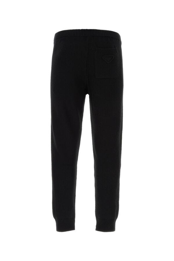 Prada Man Black Wool Blend Pant