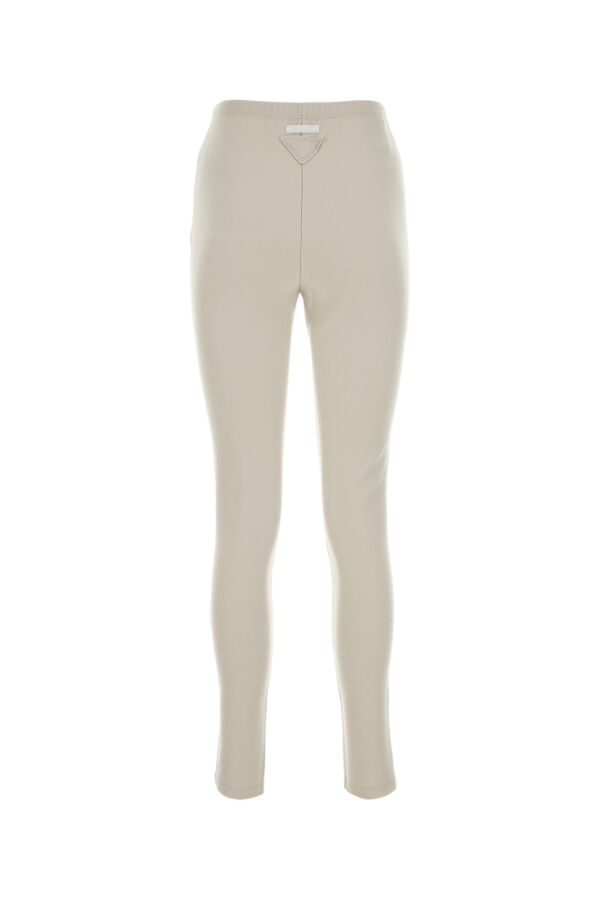 Prada Woman Sand Cashmere Leggings