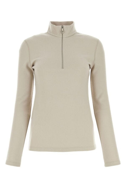 Prada Woman Sand Cashmere Blend Sweater