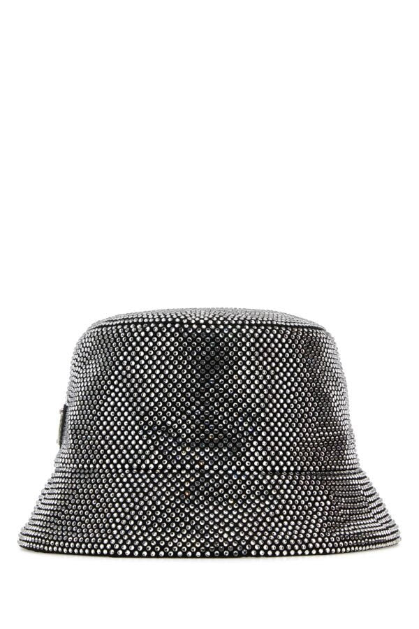 Prada Woman Embellished Fabric Bucket Hat