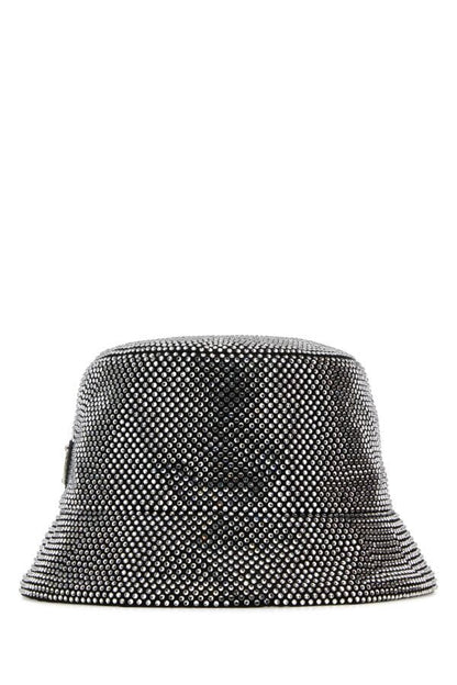 Prada Woman Embellished Fabric Bucket Hat