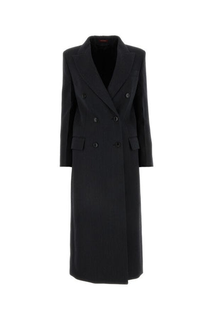 Gucci Woman Charcoal Wool Coat