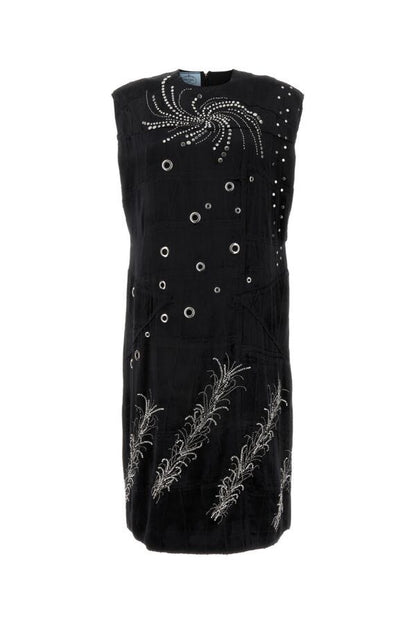 Prada Woman Black Velvet Dress