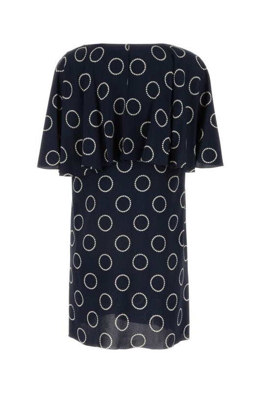 Prada Woman Printed Crepe Dress