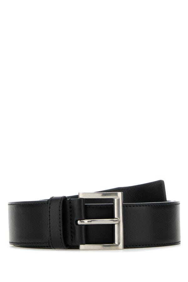 Prada Woman Black Leather Belt