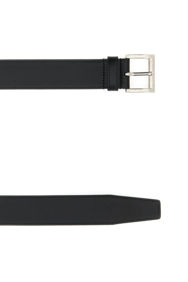 Prada Woman Black Leather Belt