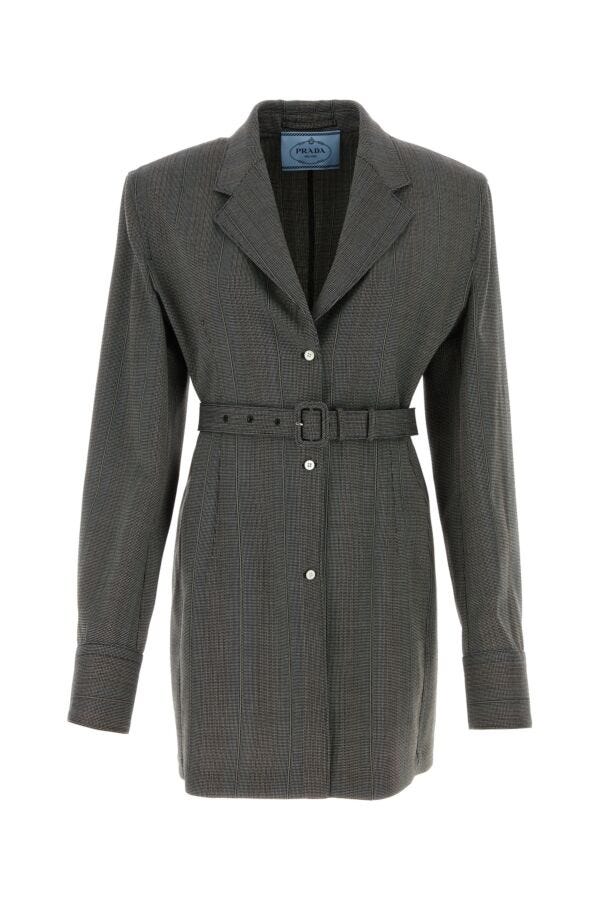 Prada Woman Multicolor Wool Blazer