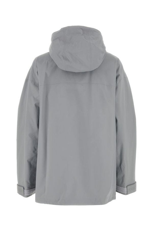 Prada Women Grey Gore-Tex® Oversize K-Way