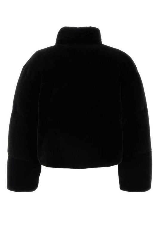 Prada Woman Black Shearling Down Jacket