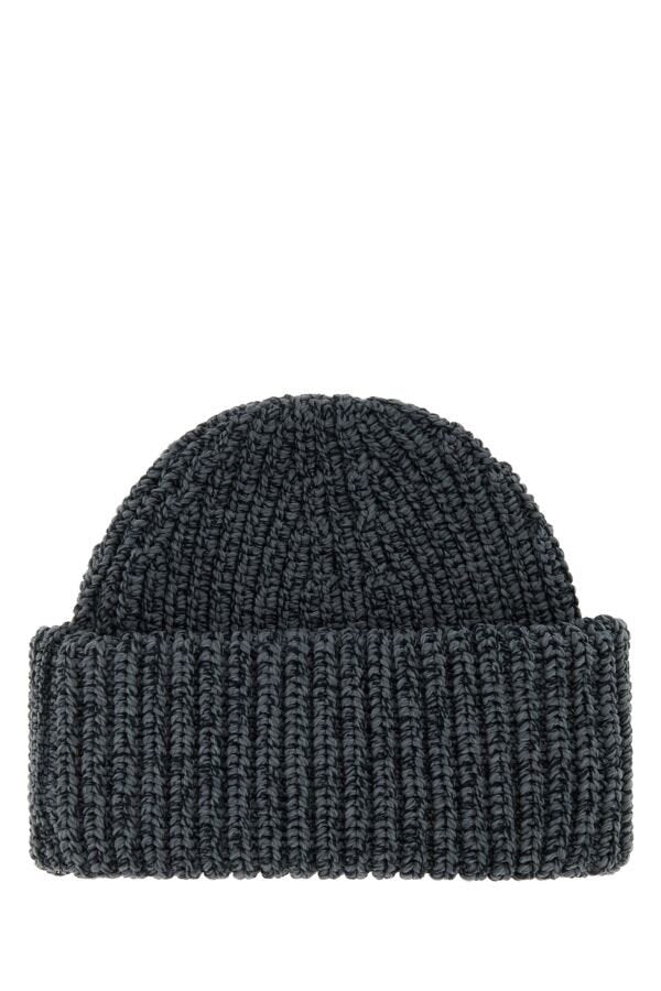 Prada Woman Two-Tone Polyester Beanie Hat