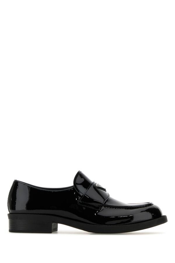 Prada Man Black Leather Loafers