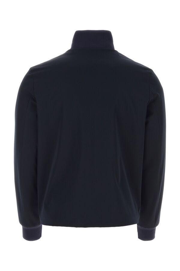 Prada Man Midnight Blue Stretch Polyester Windbreaker