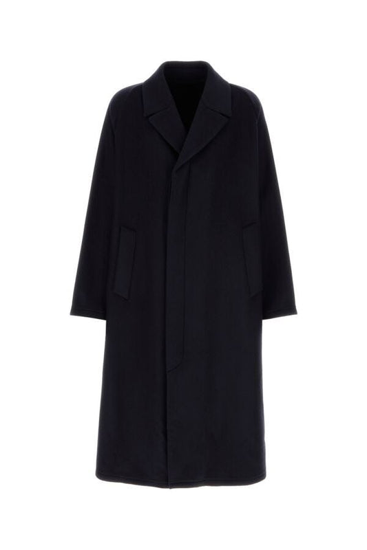 Prada Man Midnight Blue Wool Blend Coat