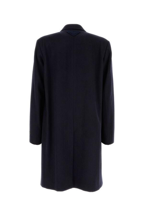 Prada Man Midnight Blue Wool Coat