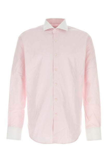 Prada Man Pastel Pink Poplin Shirt