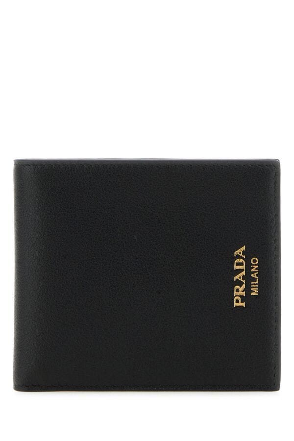 Prada Man Black Leather Wallet