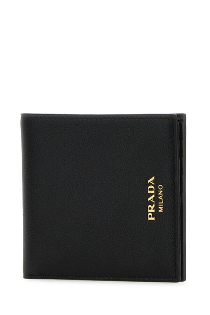 Prada Man Black Leather Wallet