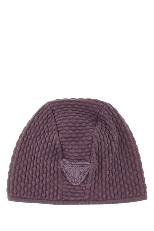 Prada Man Lilac Stretch Nylon Blend Beanie