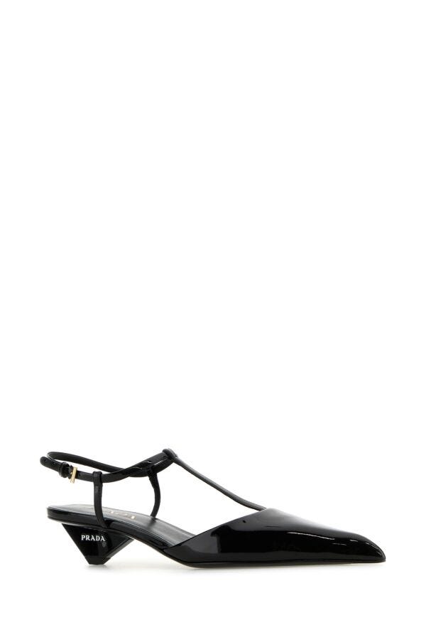 Prada Woman Black Leather Pumps