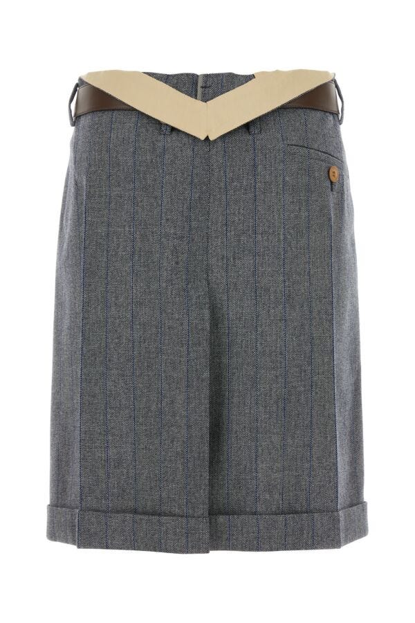 Prada Woman Embroidered Wool Skirt