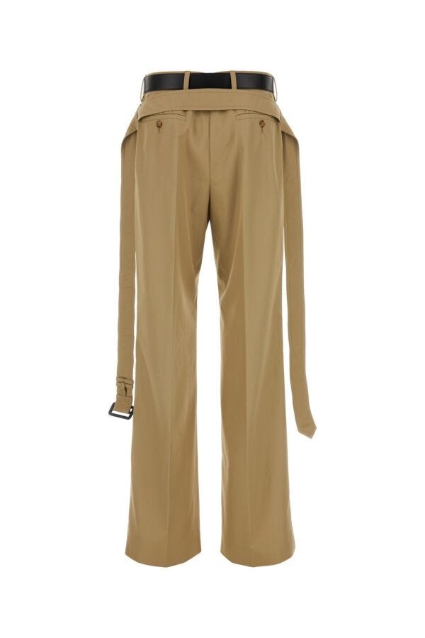 Prada Woman Cappuccino Twill Pant