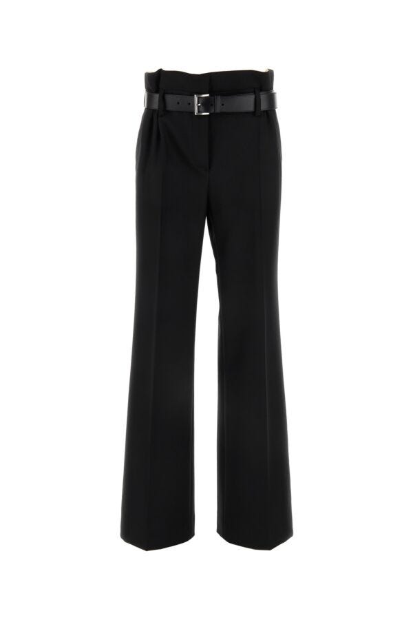 Prada Woman Black Gabardine Pant