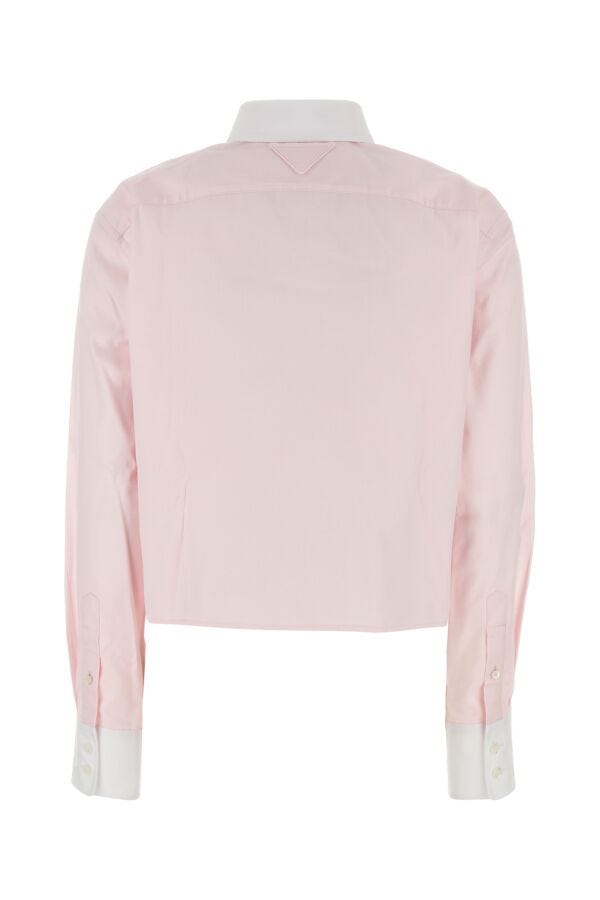 Prada Woman Pastel Pink Oxford Shirt