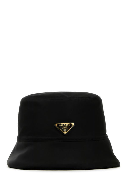 Prada Woman Black Re-Nylon Hat