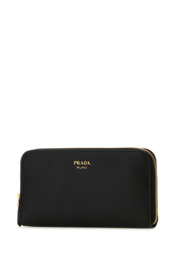 Prada Woman Black Leather Wallet