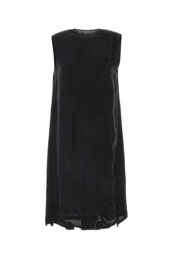 Prada Woman Black Silk Dress