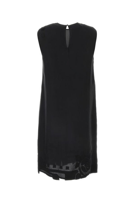 Prada Woman Black Silk Dress