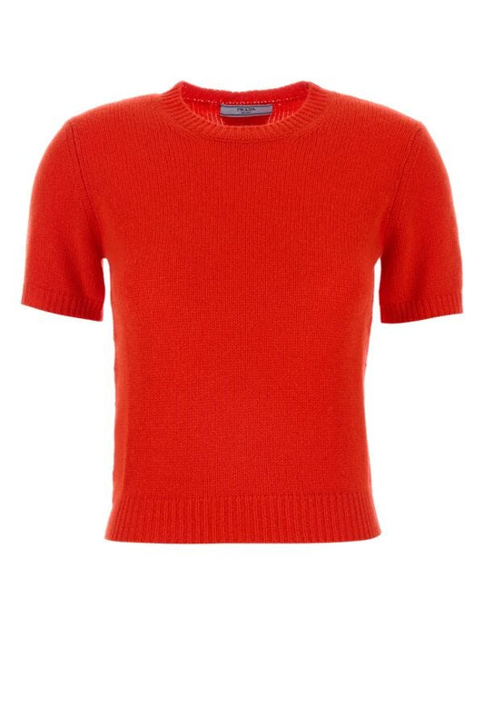 Prada Woman Red Cashmere Sweater