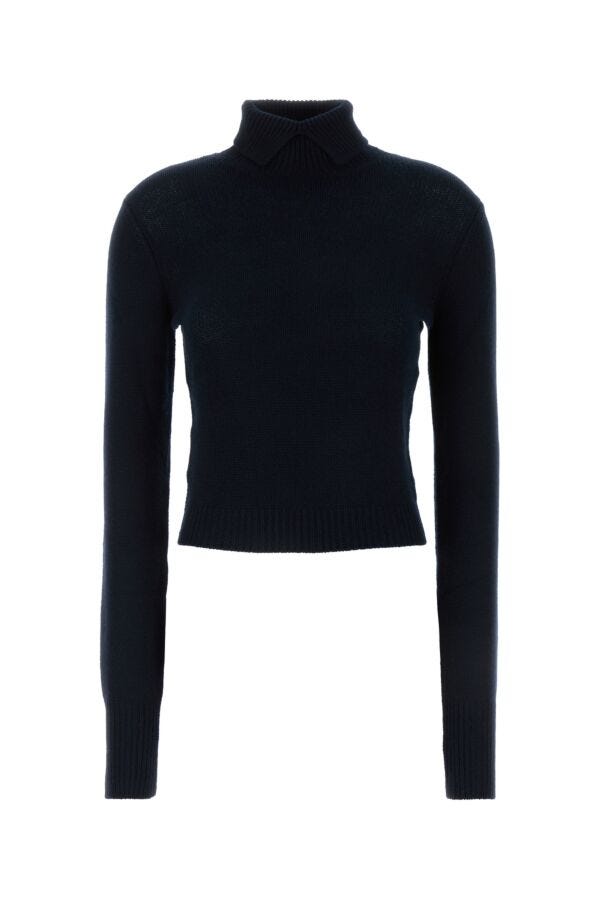 Prada Woman Blue Cashmere Sweater